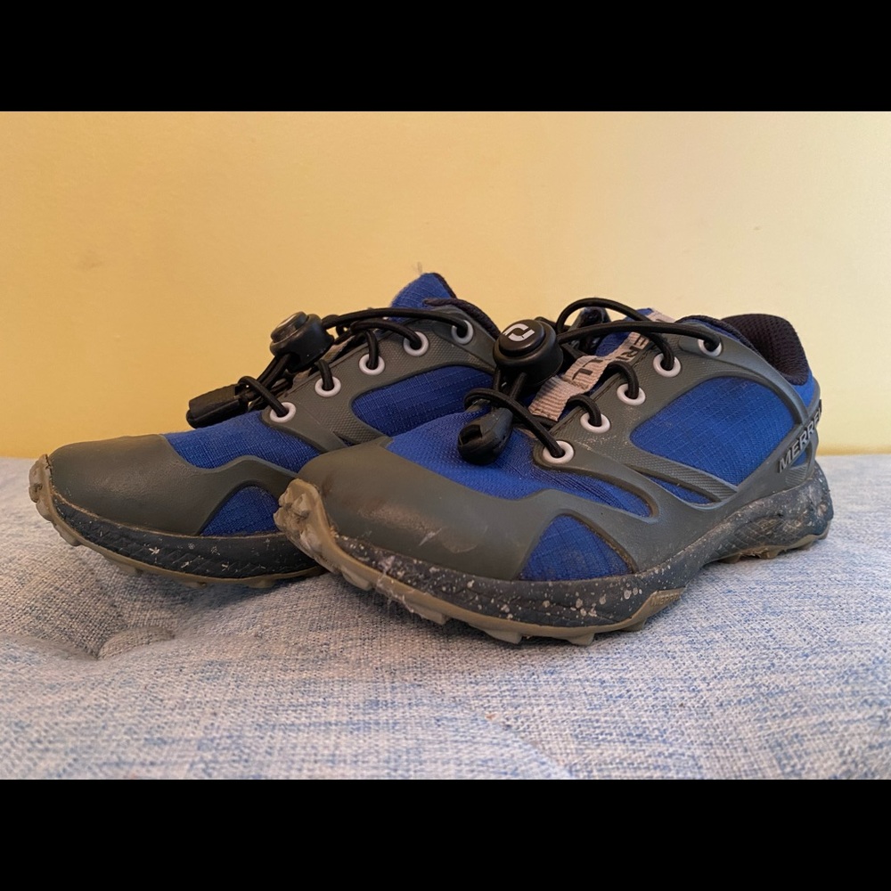 Merrell kids size 11 hiking sneakers